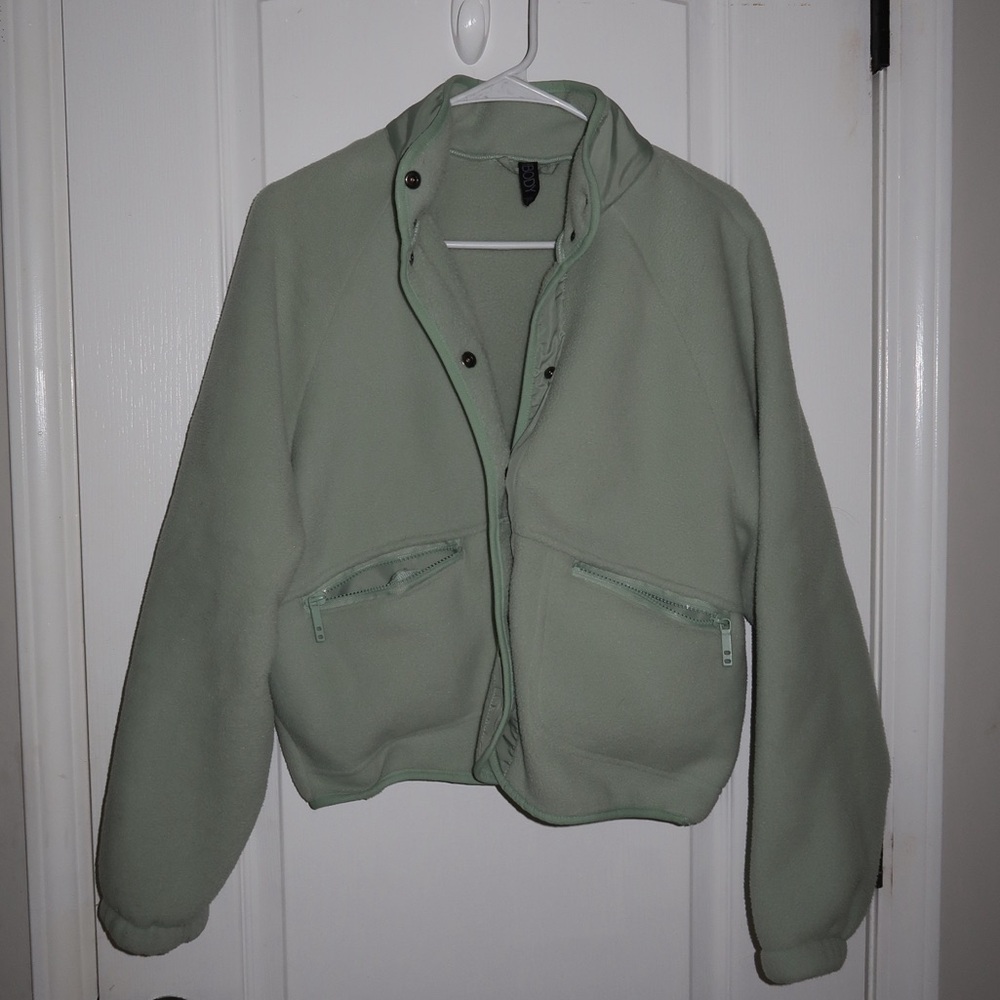 Cotton On Body Light Green Fleece Jacket